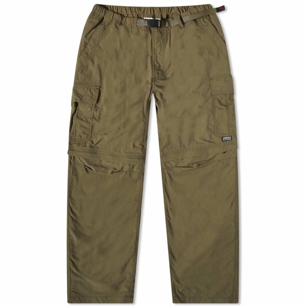 Men's Gramicci Convertible Micro Ripstop Pants - Army Green